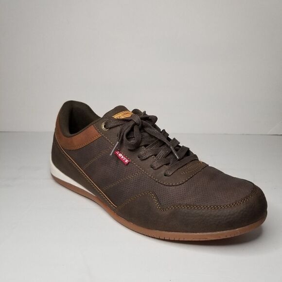 Levi's Strauss Co. men's size 13 athletic shoes comfort  shoe brown - Picture 1 of 7
